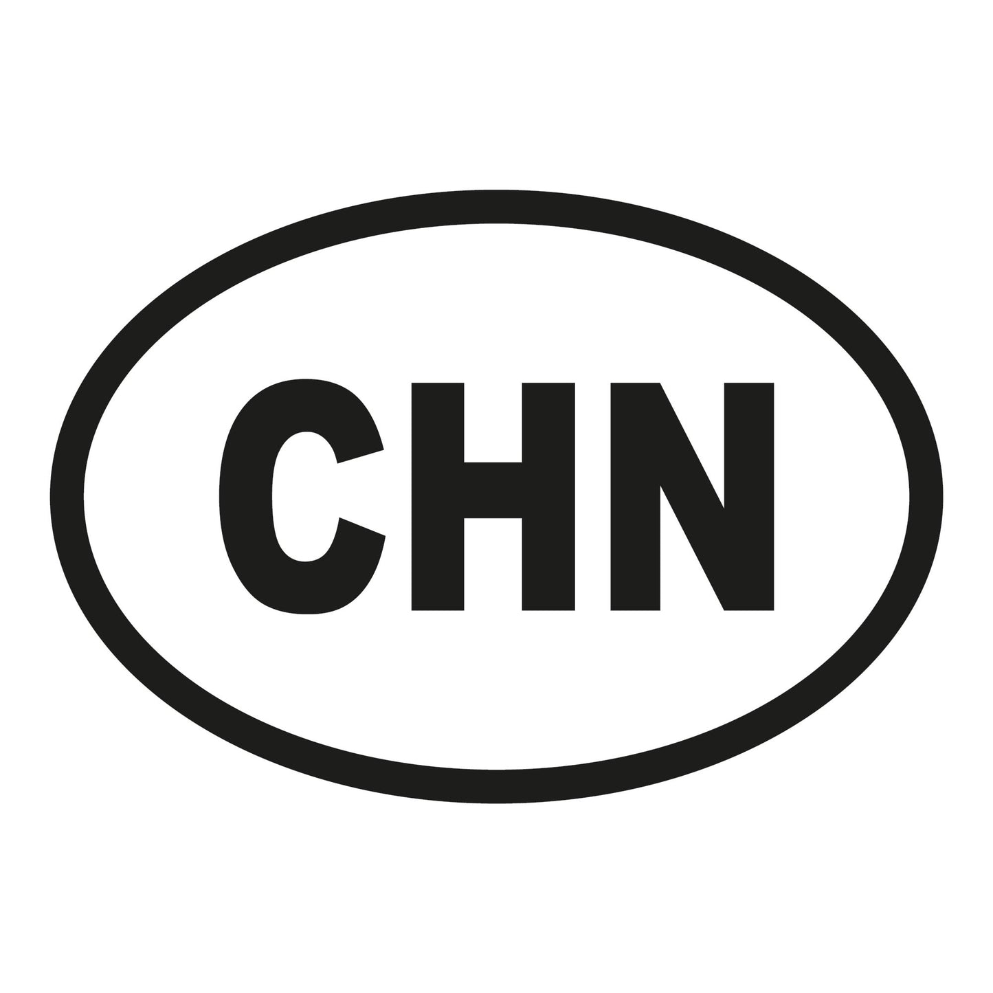 Autoaufkleber - China CHN - 160x110mm