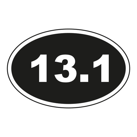 Autoaufkleber - 13.1 run - 170x110mm