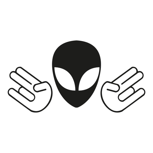 Autoaufkleber - Alien Doppel Shocker - 210x110mm