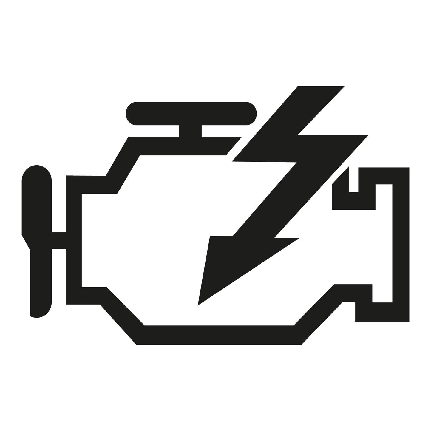 Autoaufkleber - Check Engine - 180x120mm