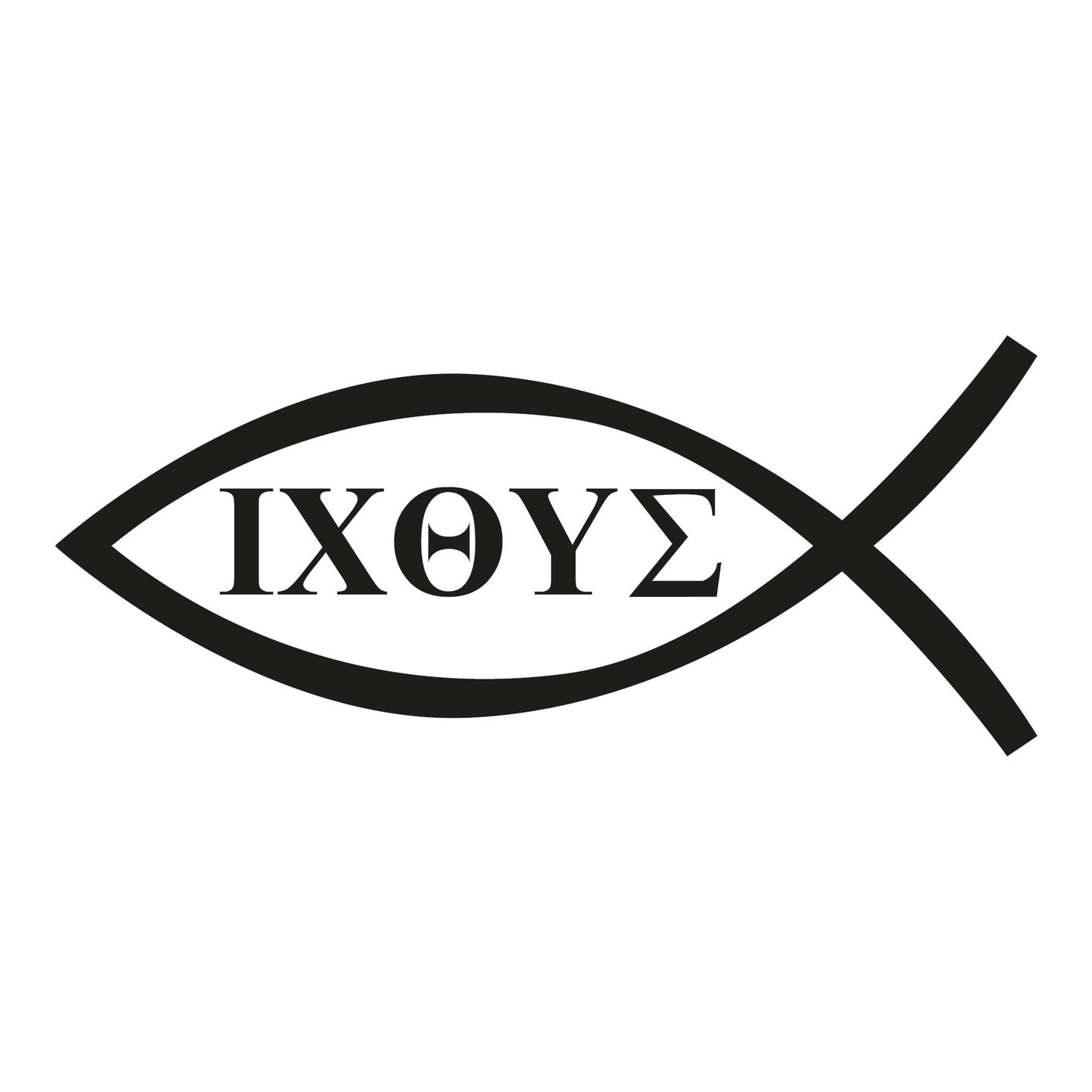 Autoaufkleber - Christenheit - Fisch - 210x90mm