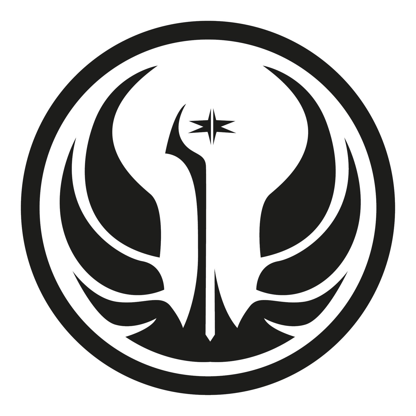 Autoaufkleber - Galaktische Republik 110x110mm