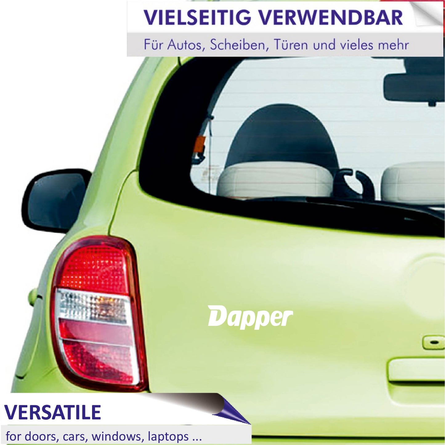 Autoaufkleber - Dapper Design 210x60mm