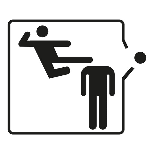 Autoaufkleber - Karate Kick 150x120mm