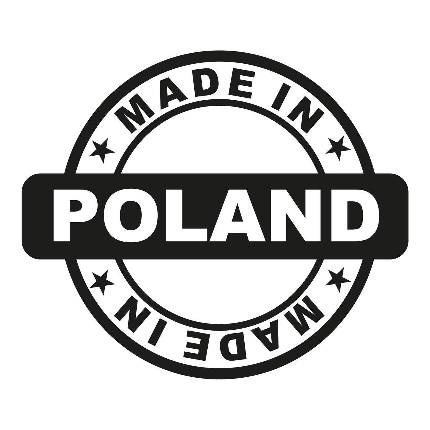 Autoaufkleber - Made in Poland 130x110mm