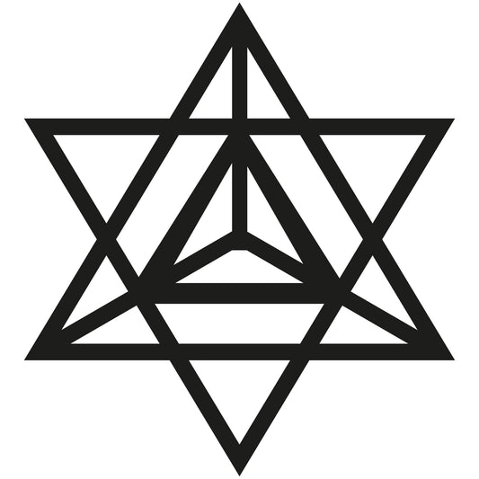 Autoaufkleber - Merkaba 110x100mm