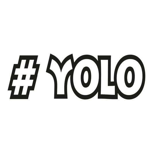 Autoaufkleber - Yolo - You only live once 210x90mm