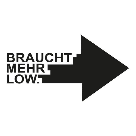 Autoaufkleber - braucht mehr low 210x115mm