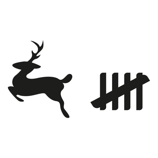 Autoaufkleber - Hirsch Society 210x100mm