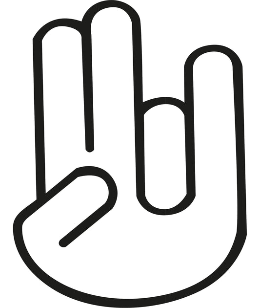 Autoaufkleber - The Shocker Hand 1 210x100mm