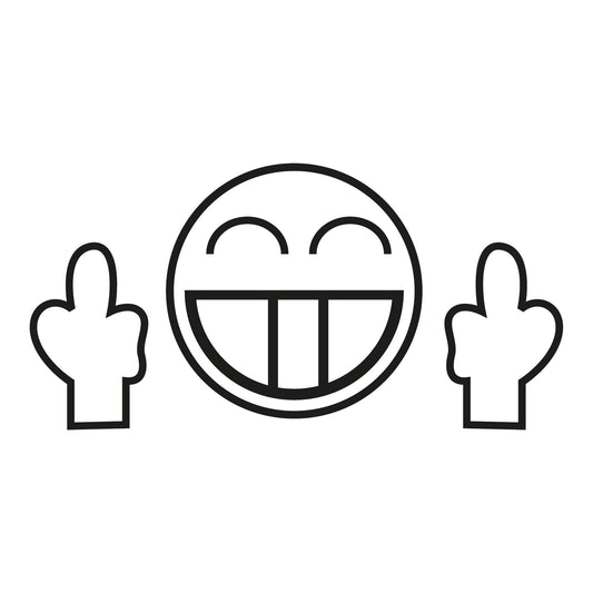 Autoaufkleber - Smile F... 210x105mm