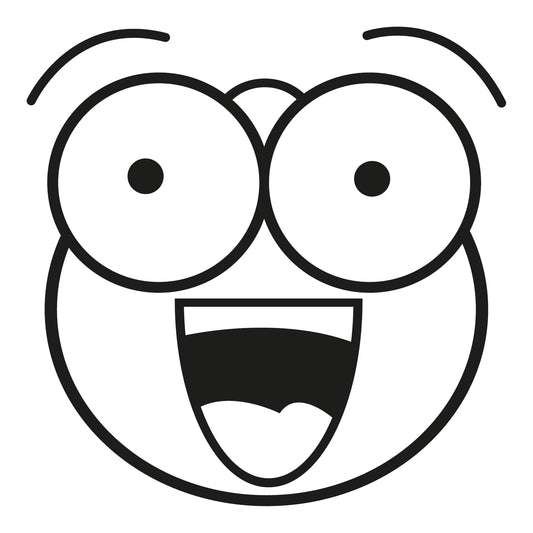 Autoaufkleber - smile emotion 210x210mm