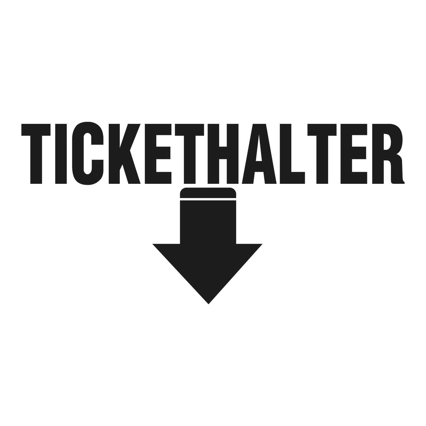 Autoaufkleber - Tikethalter 210x100mm