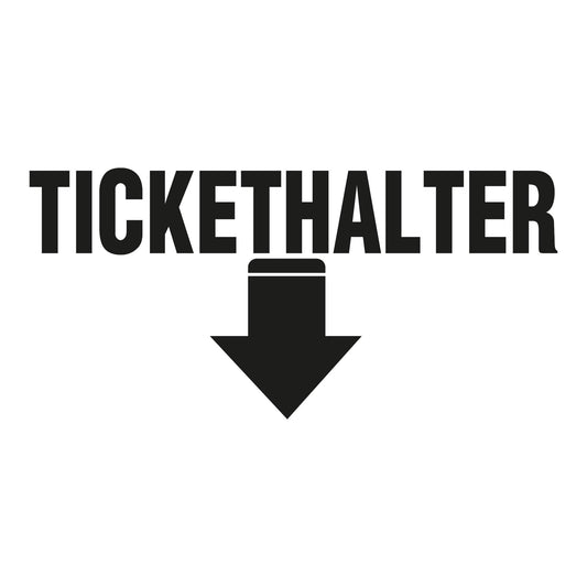 Autoaufkleber - Tikethalter 210x100mm