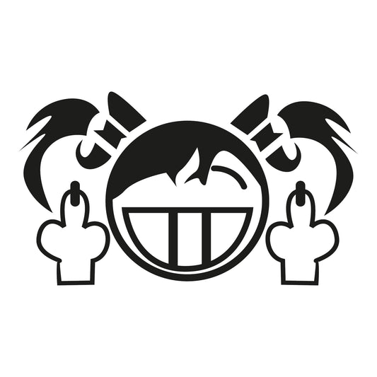 Autoaufkleber - f... girl - 210x120mm