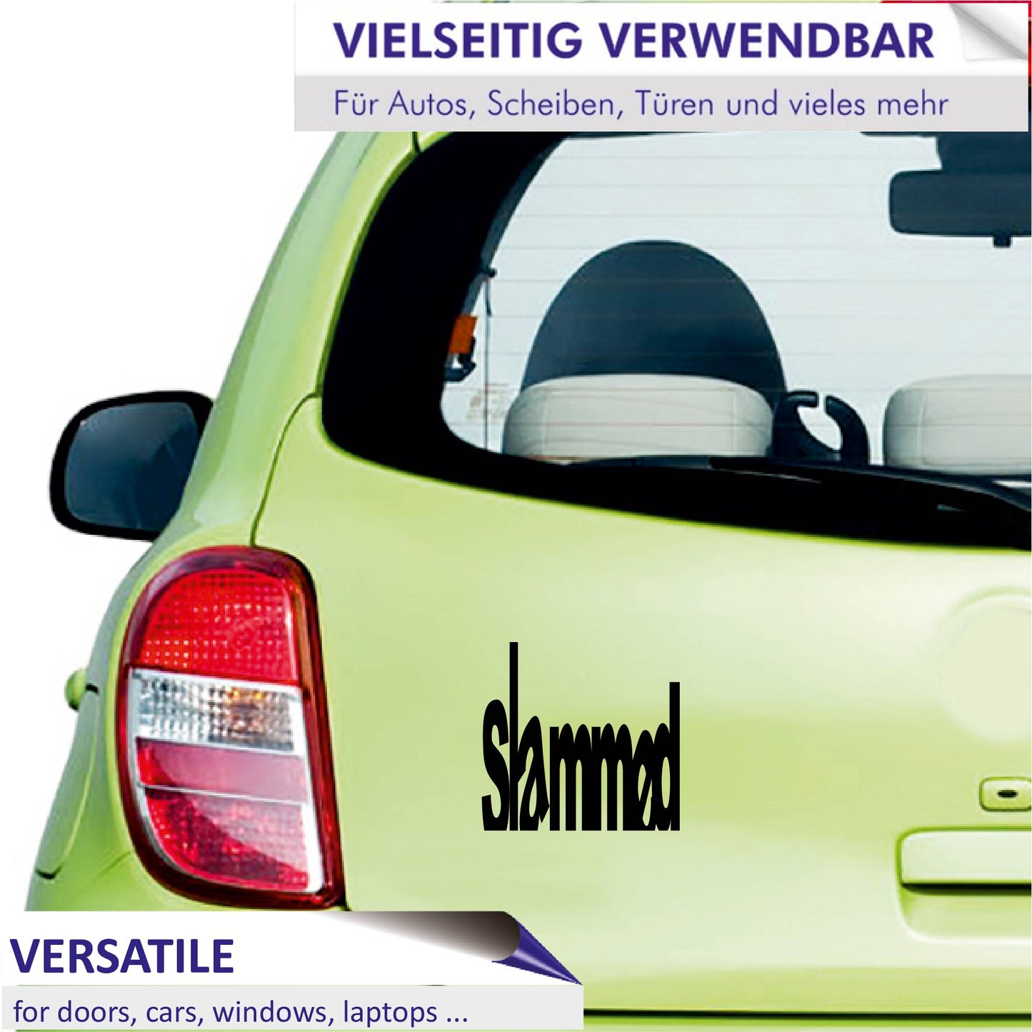 Autoaufkleber - Slammed - 210x200mm
