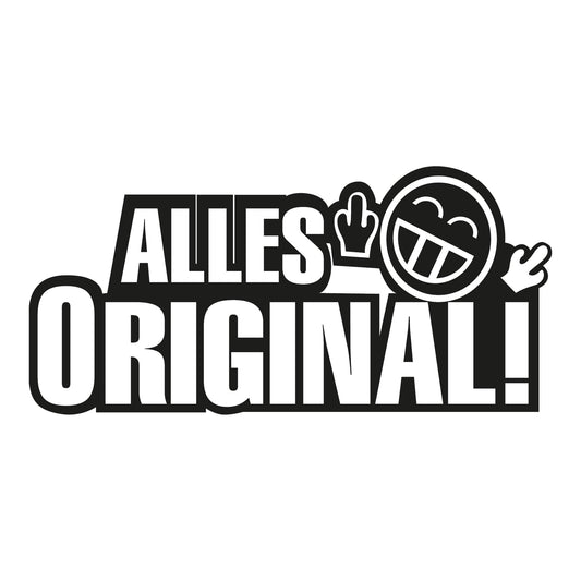 Autoaufkleber - Alles original! - 210x210mm