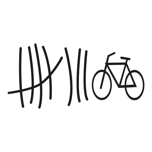 Autoaufkleber - Bicycle mathematics - 210x100mm