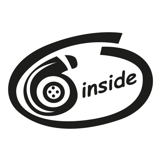 Autoaufkleber - Turbo inside - 210x140mm