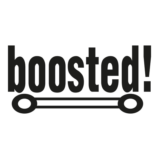 Autoaufkleber - Boosted! - 210x100mm