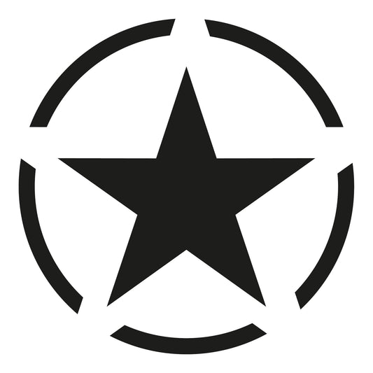 Autoaufkleber - Star - 210x210mm