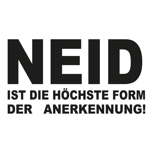 Autoaufkleber - Neid - 210x110mm