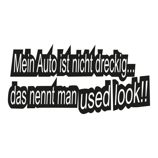 Autoaufkleber - Mein auto ist nicht dreckig - 210x100mm