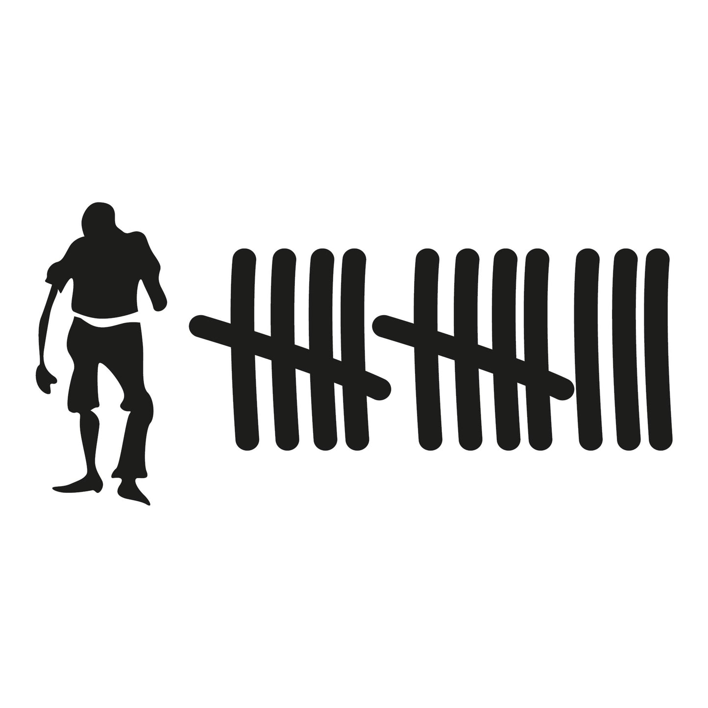 Autoaufkleber - Zombie - 210x100mm