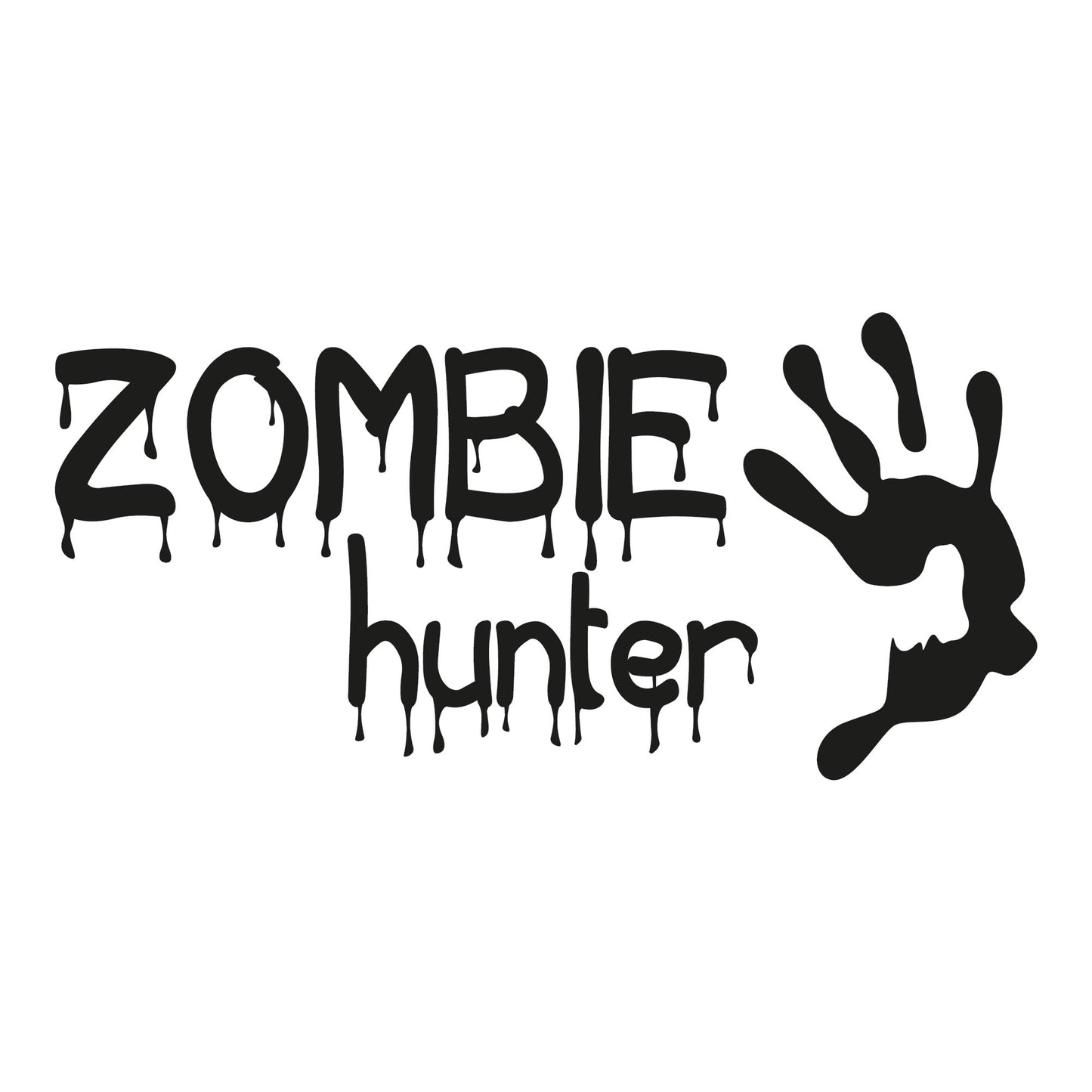Autoaufkleber - Zombie huter - 210x100mm