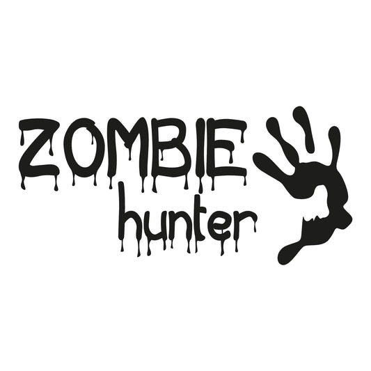 Autoaufkleber - Zombie huter - 210x100mm