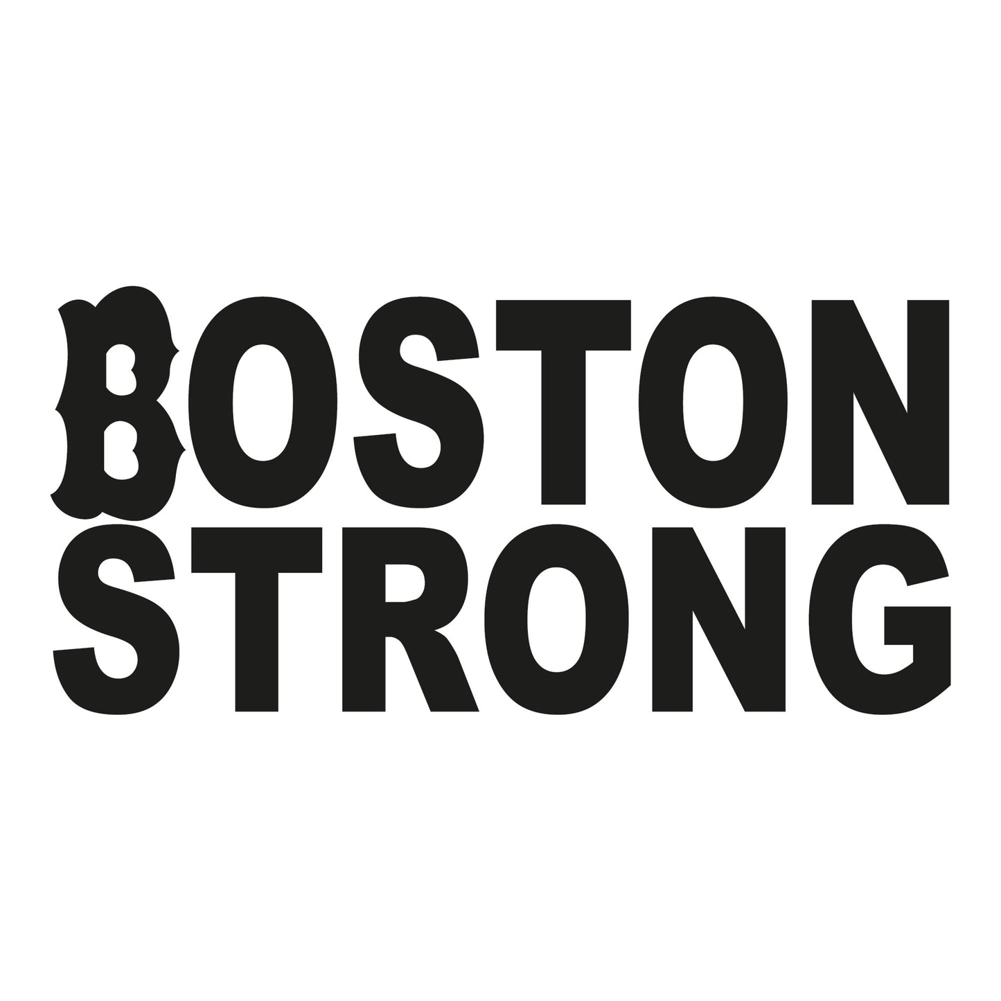 Autoaufkleber - Boston Strong - 210x110mm