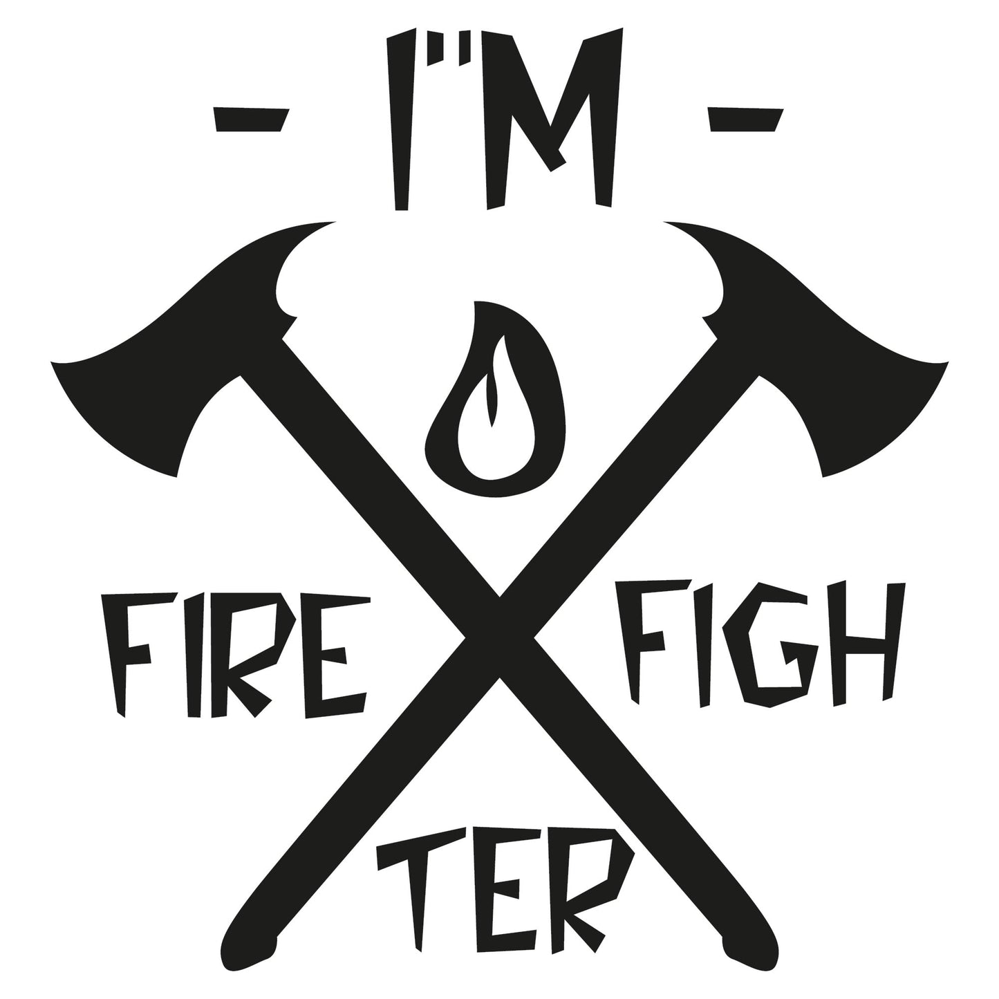 Autoaufkleber - Firefighter - 210x200mm