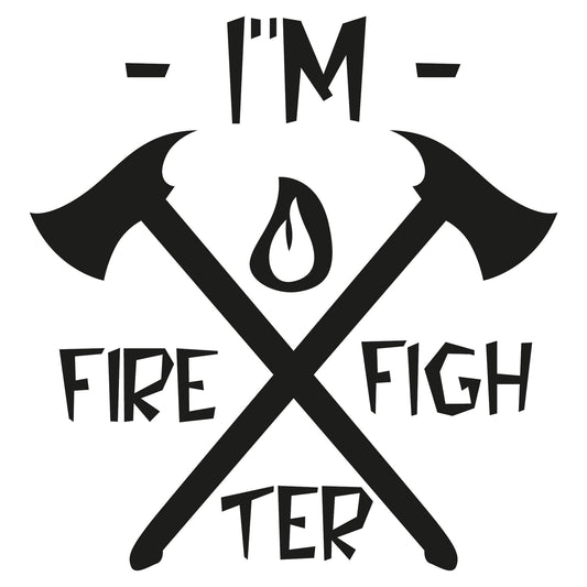 Autoaufkleber - Firefighter - 210x200mm
