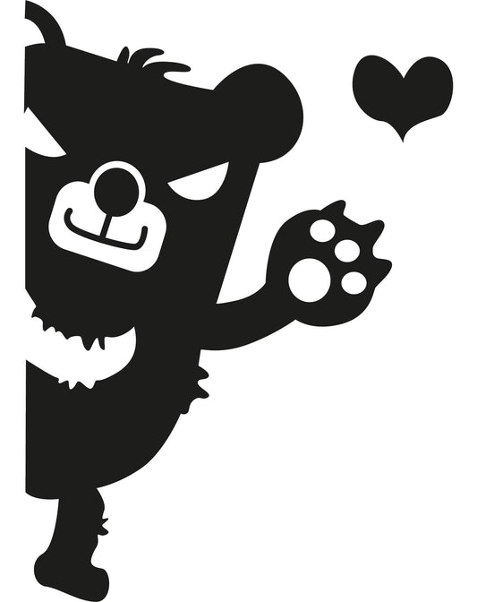 Autoaufkleber - Baby bear inside - 210x150mm