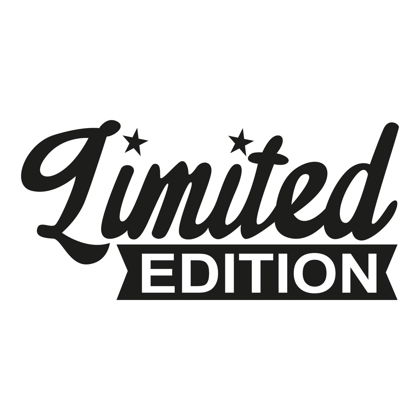 Autoaufkleber - Limited edition - 210x100mm
