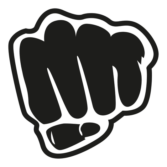 Autoaufkleber - Criminals fight - 210x210mm