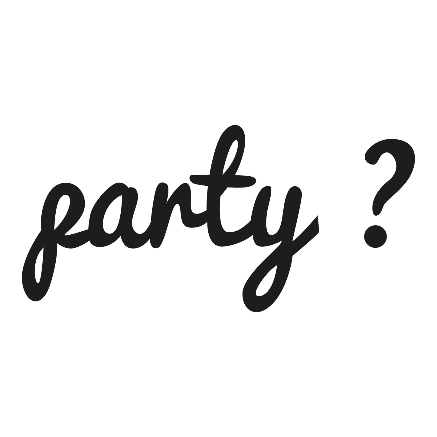 Autoaufkleber - Party - 210X100mm