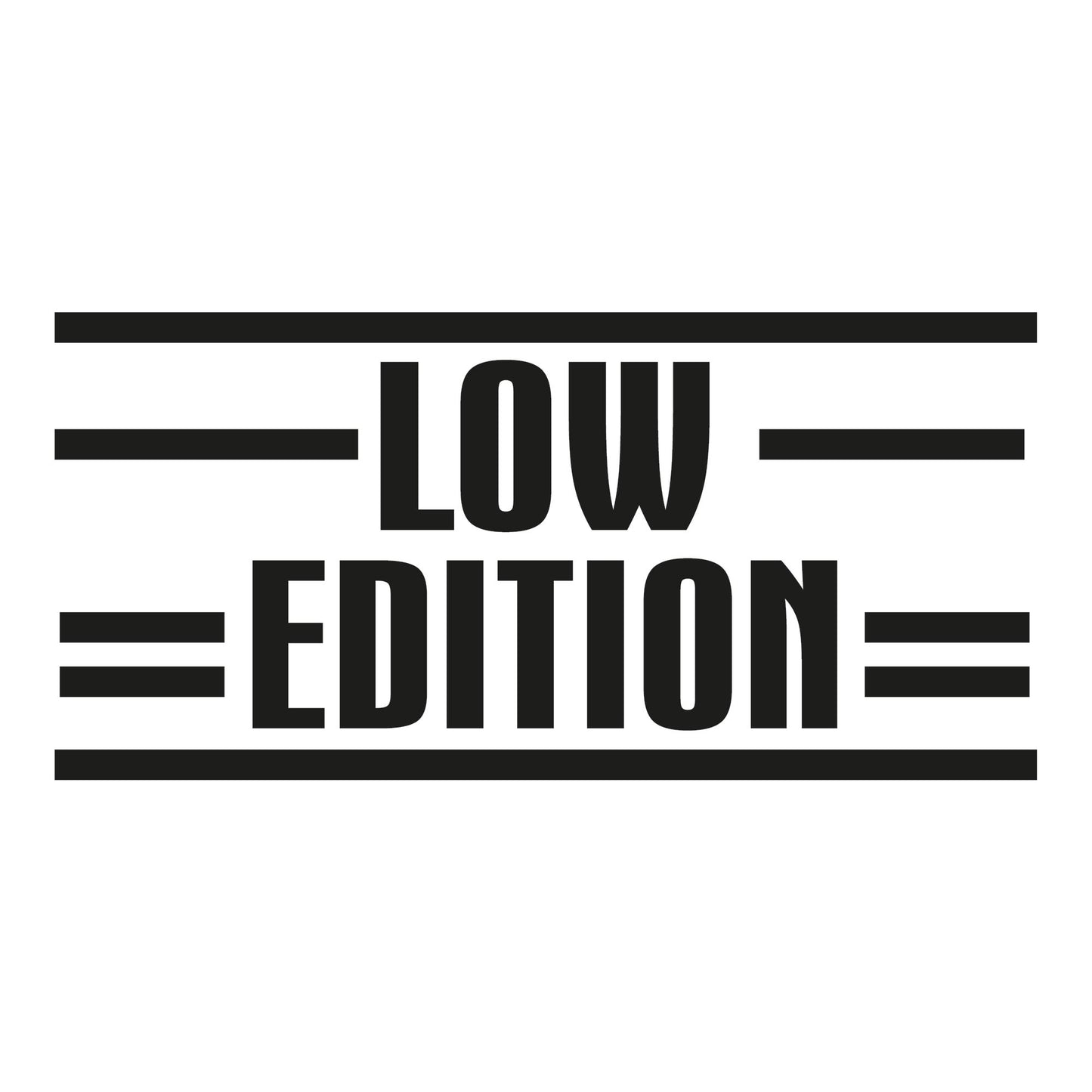 Autoaufkleber - Low edition - 210X100mm