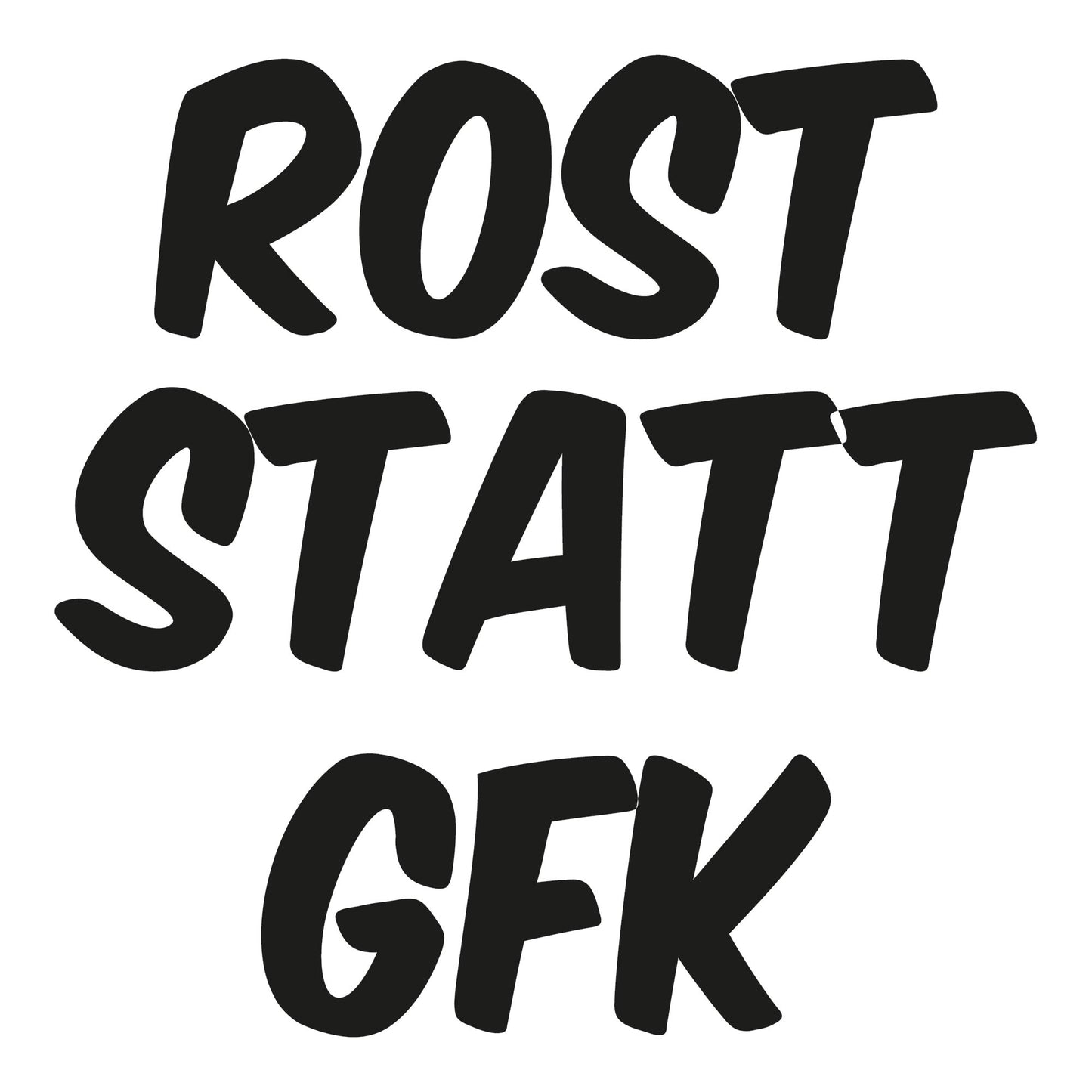 Autoaufkleber - Ost statt gfk - 210x210mm