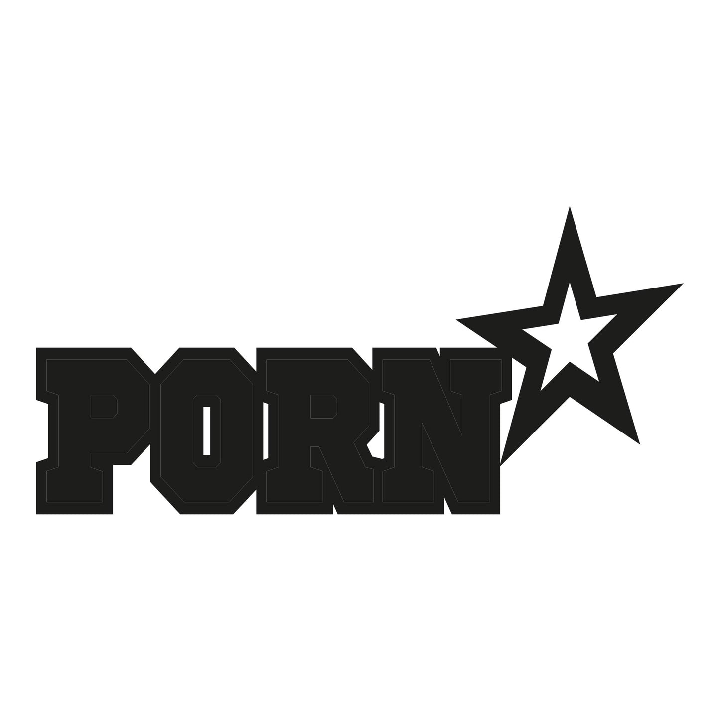 Autoaufkleber - Porn star - 210x100mm