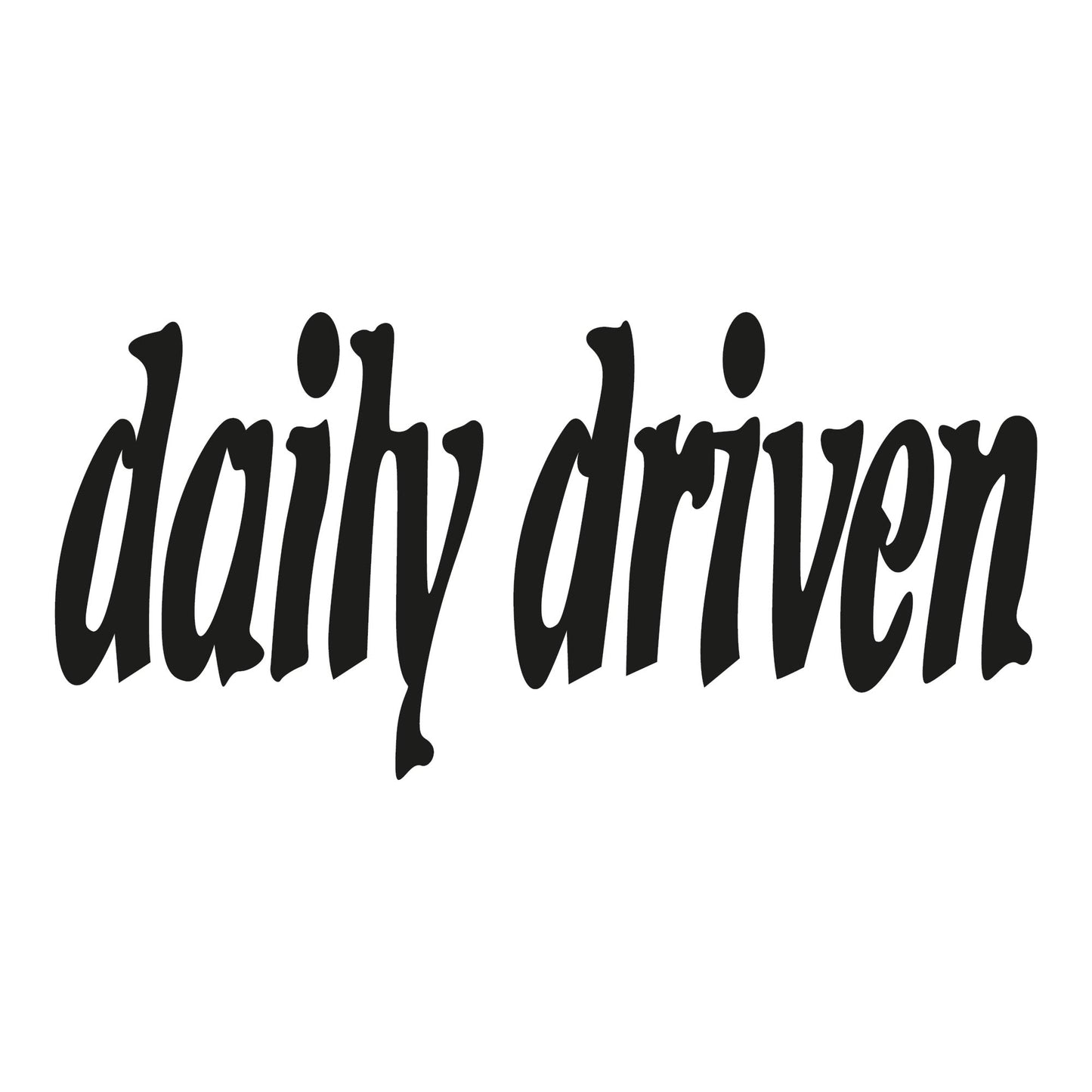 Autoaufkleber - Daily driven - 210x100mm