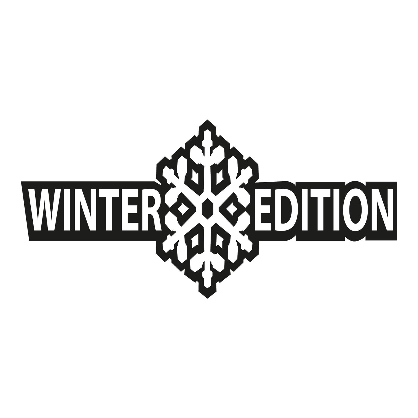 Autoaufkleber - Winter edition - 210x100mm
