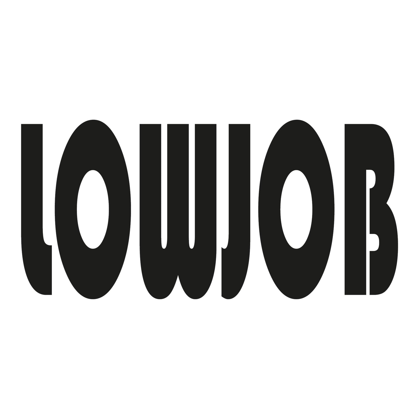 Autoaufkleber - Lowjob - 210x100mm