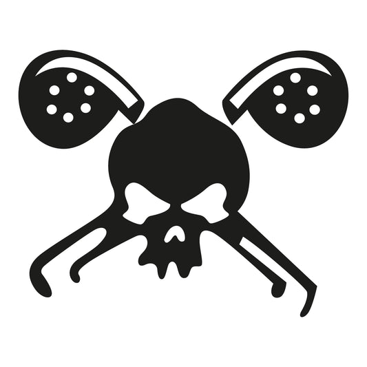 Autoaufkleber - Skull golf - 210x170mm