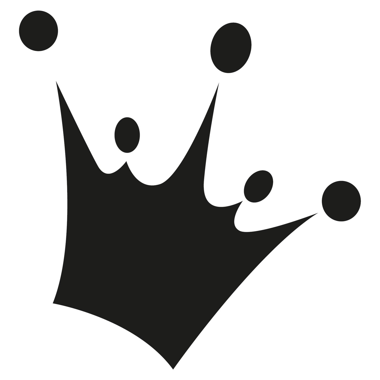 Autoaufkleber - Krone eines Königs oder Königin - 210x200mm