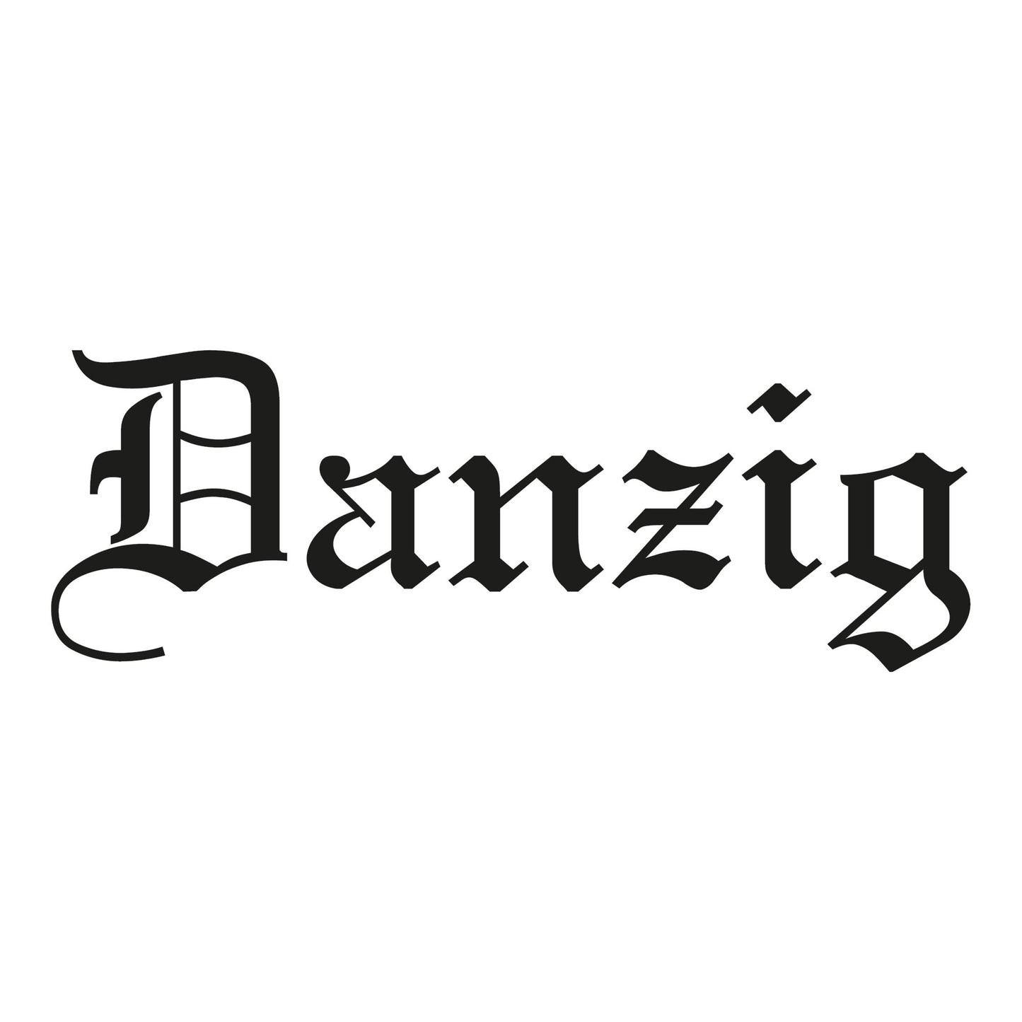 Autoaufkleber - Stadt Danzig - 200x70mm