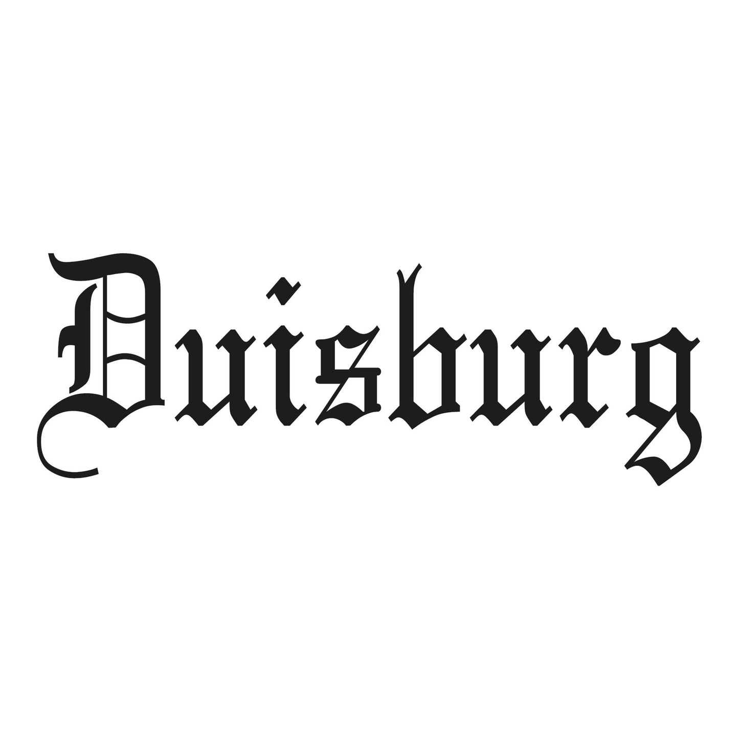 Autoaufkleber - Stadt Duisburg - 200x70mm