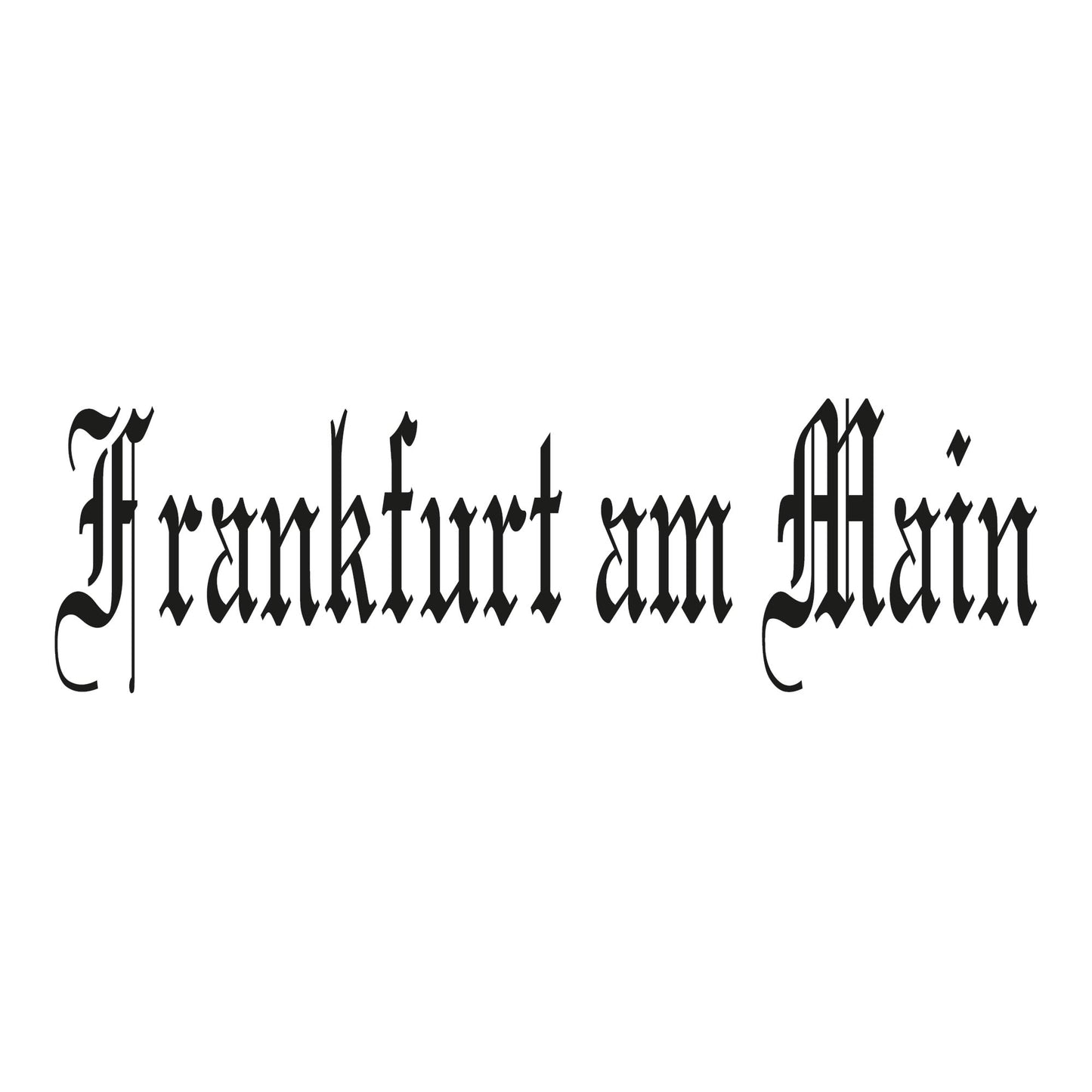Autoaufkleber - Stadt Frankfürt am Main - 200x60mm