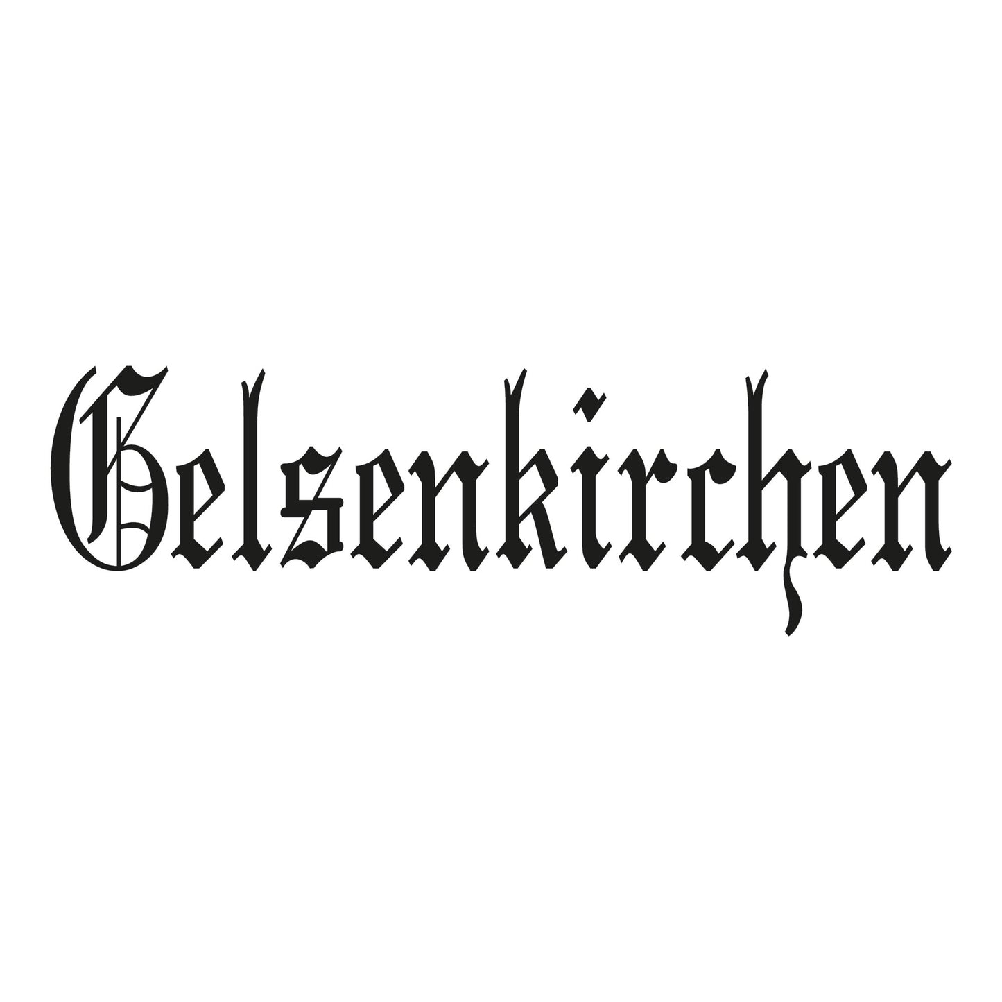 Autoaufkleber - Stadt Gelsenkirchen - 200x60mm