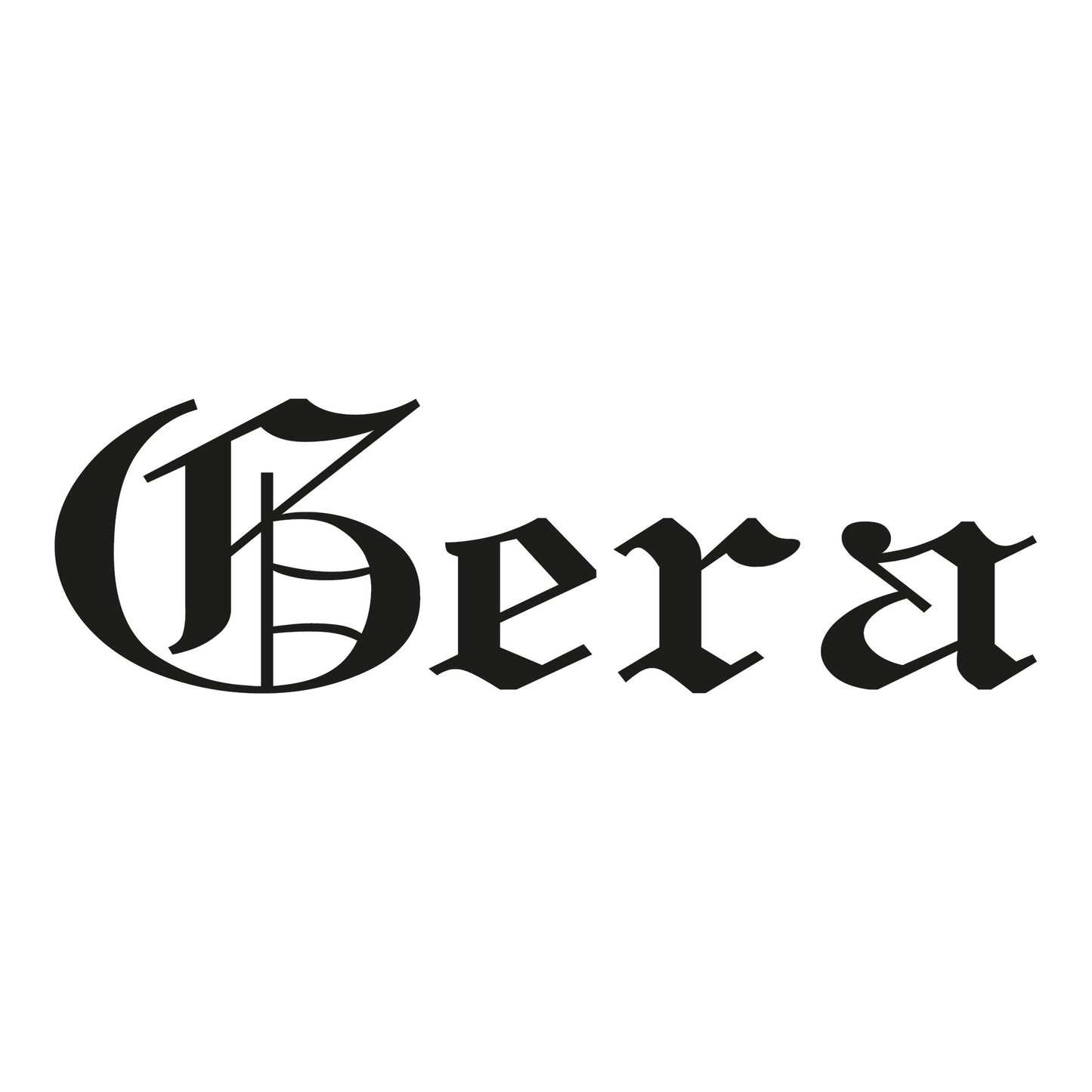 Autoaufkleber - Stadt Gera - 200x60mm